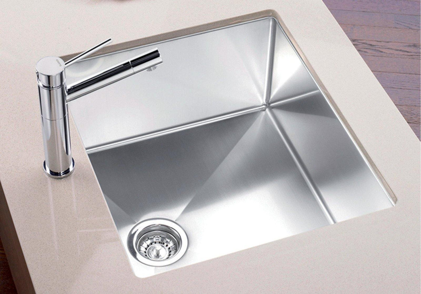 Blanco 400304 Radius 10 U Undermount Bar Sink in Stainless Steel 