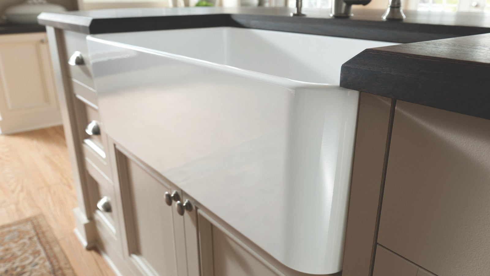 Blanco 401428 CERANA Fireclay Farmhouse Kitchen Sink - Ceramic White 