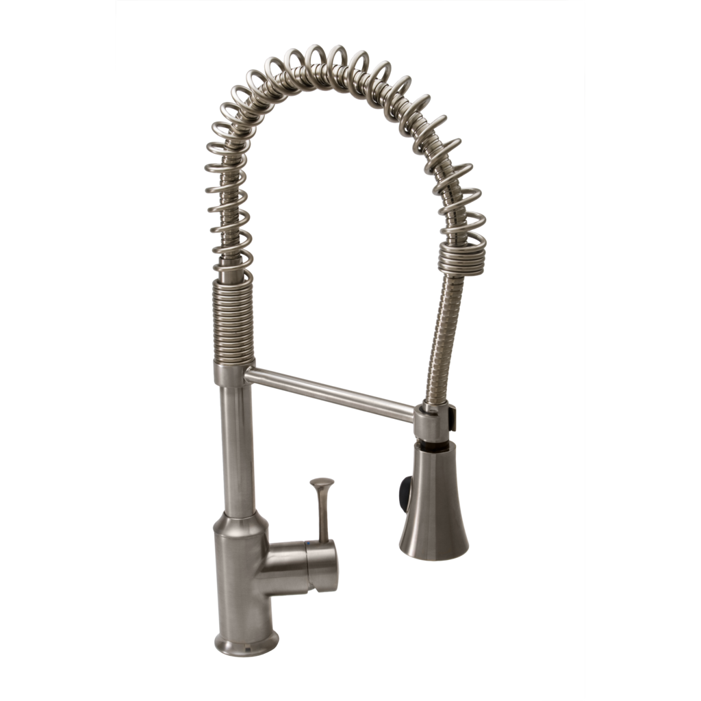 American Standard 4332350.075 Pekoe Semi-Professional Single Control Kitchen Faucet with Pull-Down Sprayer in Stainless Steel | Plumbers Center