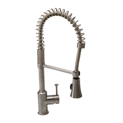 American Standard 4332350.075 Pekoe Semi-Professional Single Control Kitchen Faucet with Pull-Down Sprayer in Stainless Steel | Plumbers Center