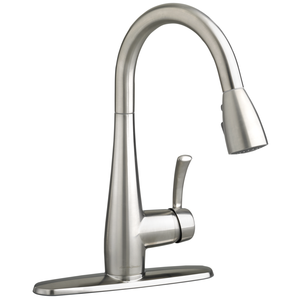 American Standard 4433300.075 Quince 1-Handle Kitchen Faucet with Pulldown Sprayer in Stainless Steel | Plumbers Center