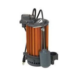 Liberty Pumps 453 - 1/2 HP Automatic Aluminum Submersible Sump Pump with Wide-Angle Piggyback Float Switch, 10' Power Cord, 115V, 1 Phase, 1-1/2" Discharge | Plumbers Center