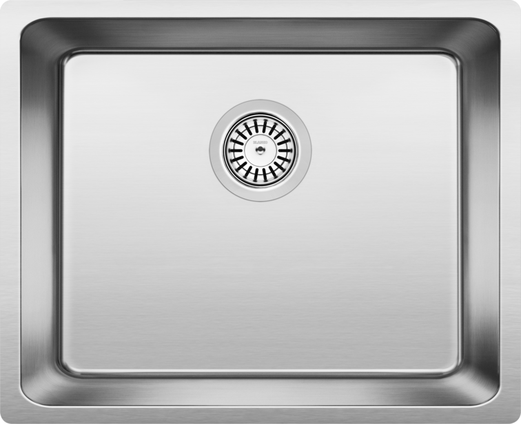 Blanco 401332 ANDANO U Medium Undermount Single Bowl - Stainless Steel | Plumbers Center