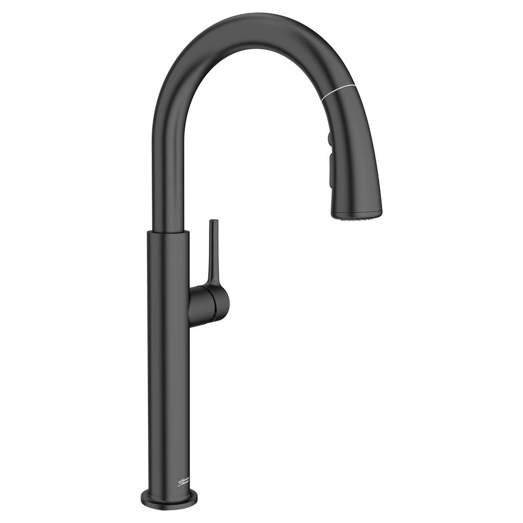 American Standard 4803300.243 Studio S Pull-Down Kitchen Faucet with Sprayer in Matte Black