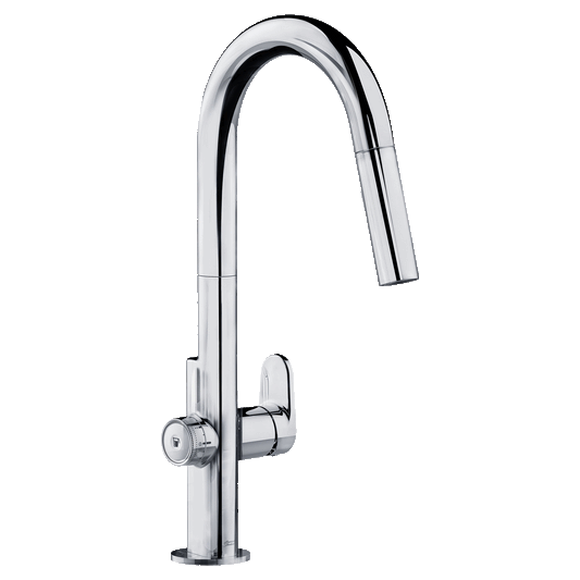 American Standard 4931360.002 Beale MeasureFill Pull-Down Kitchen Faucet - Polished Chrome | Plumbers Center