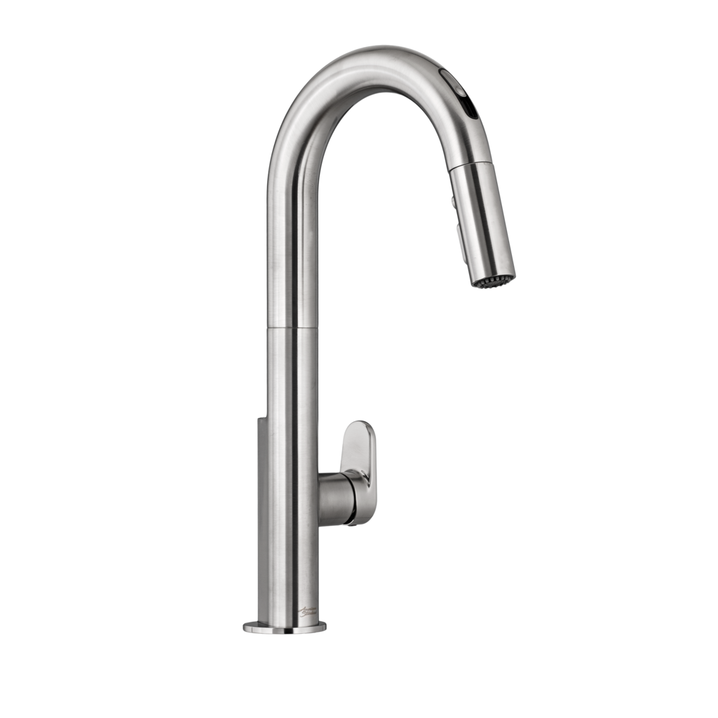 American Standard 4931380.075 Beale 1-Handle Pull Down Kitchen Faucet with Selectronic Hands-Free Technology in Stainless Steel | Plumbers Center