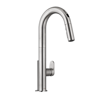 American Standard 4931380.075 Beale 1-Handle Pull Down Kitchen Faucet with Selectronic Hands-Free Technology in Stainless Steel | Plumbers Center