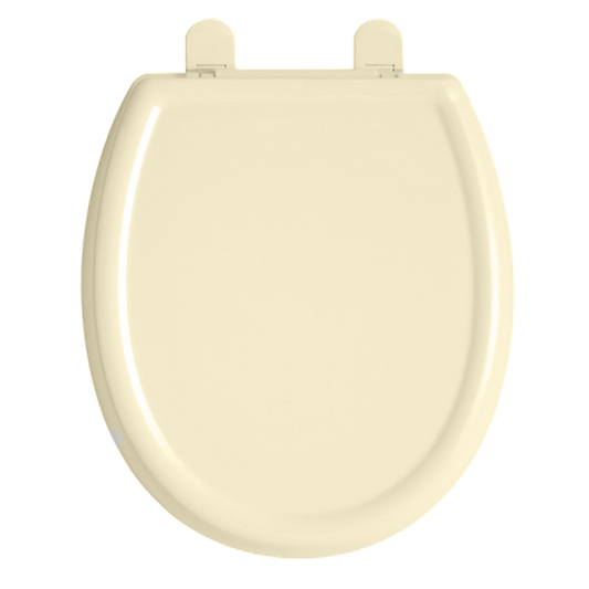 American Standard 5350110.222 Cadet 3 Elongated, Slow Close Plastic Toilet Seat in Linen | Plumbers Center