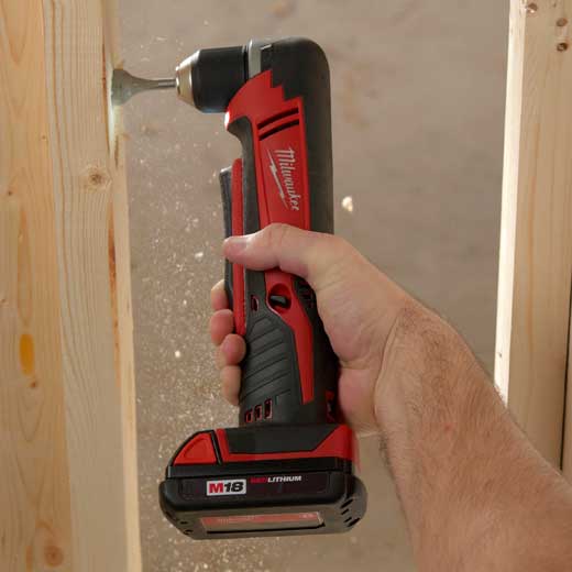 Milwaukee 2615-21 Cordless M18 Lithium-Ion Right Angle Drill Kit with Battery and Charger