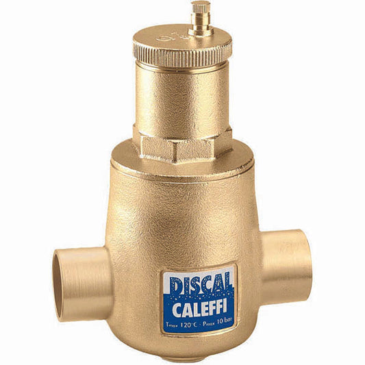 Caleffi 551028A 1" Sweat Brass DISCAL Air Separator  | Plumbers Center