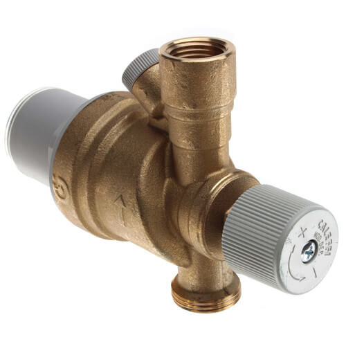 Caleffi 553642A 1/2" NPT AutoFill Boiler Feed Valve with Pressure Gauge 