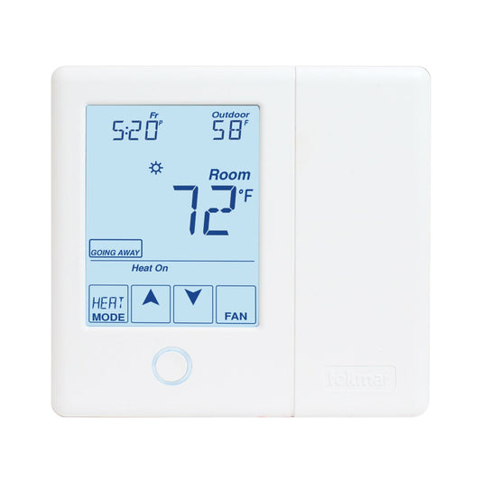 Tekmar 557 TekmarNet Thermostat, Radiant Floor, 2-Heat Pump/Cool, Backup, Humidity 