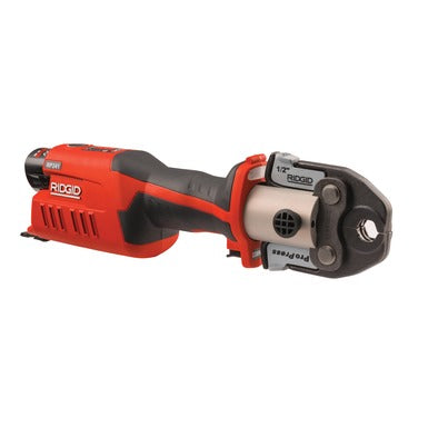 RIDGID 57363 RP 241 Compact Press Tool Kit Complete with 12V Batteries, Charger, Includes 1/2" to 1-1/4" ProPress Jaws 