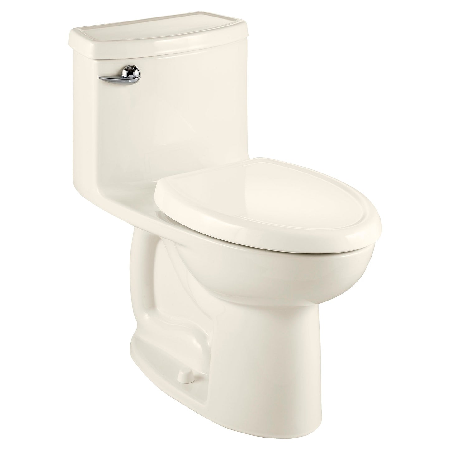 American Standard 2403128.222 Compact Cadet 3 One-Piece Chair Height Elongated Toilet With Seat, 1.28 GPF/4.8 LPF, Linen