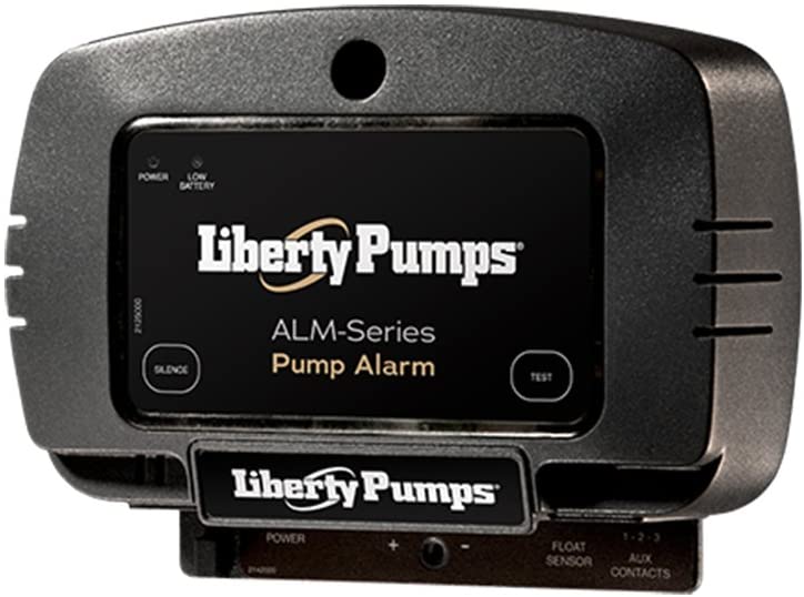 Liberty Pumps ALM-2-1 Float Activated Indoor High Liquid Level Alarm with Wide Angle Float and 10' Cord, 115V | Plumbers Center