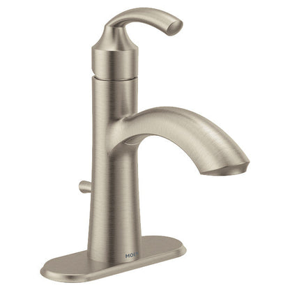 Moen 6170BN Glyde One-Handle High Arc Bathroom Faucet, Brushed Nickel