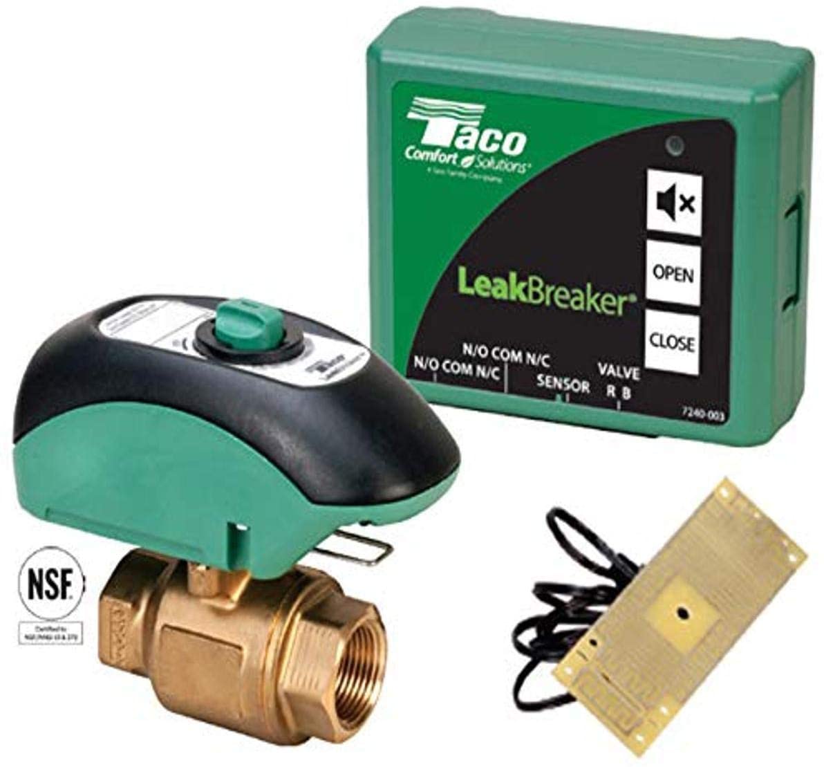 Taco LB-075-H-1LF LeakBreaker 3/4" NPT Water Heater Shut-Off Valve and Actuator 