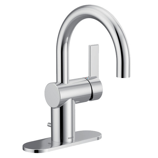 Moen 6221 Cia Single-Handle High Arc Bathroom Faucet - Chrome 