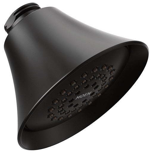 Moen 6370BL Transitional Single-Function 3.75" Diameter Showerhead, 2.5 GPM, Matte Black 