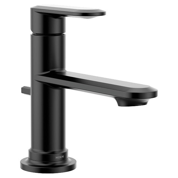 Moen 6504BL Greenfield One-Handle High Arc Single-Hole Bathroom Faucet, Matte Black