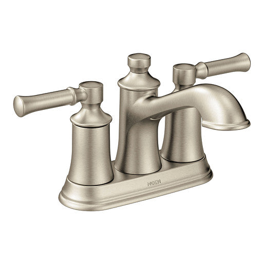 Moen 6802BN Dartmoor Two-Handle Centerset Bathroom Faucet - Brushed Nickel 