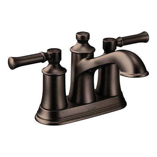 Moen 6802ORB Dartmoor Two-Handle Centerset Bathroom Faucet - Oil Rubbed Bronze | Plumbers Center