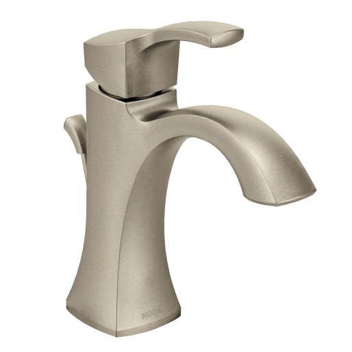 Moen 6903BN Voss Single Hole 1-Handle High Arc Bathroom Faucet in Brushed Nickel 