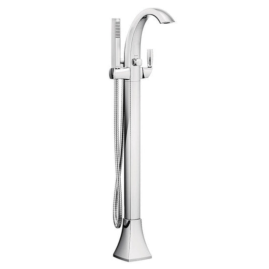 Moen 695 Voss Free-Standing One-Handle Tub Filler with Handheld Shower, Chrome 