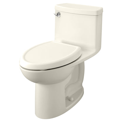 American Standard 2403128.222 Compact Cadet 3 One-Piece Chair Height Elongated Toilet With Seat, 1.28 GPF/4.8 LPF, Linen