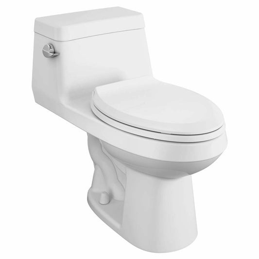 American Standard 2961A104SC.020 Colony Right Height Elongated 1-Piece Toilet with Seat, ADA Compliant, White | Plumbers Center