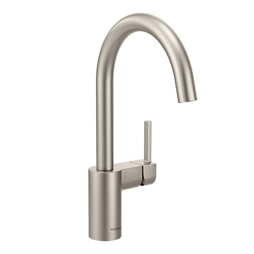 Moen 7365SRS ALIGN Single Handle Single Hole High Arc Kitchen Faucet - Spot Resist Stainless 