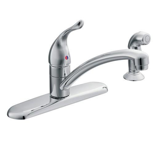 Moen 67430 Chateau One-Handle Kitchen Faucet with side spray in Chrome 