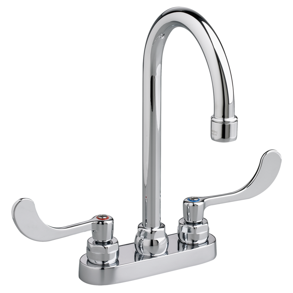 American Standard 7500170.002 Monterrey Commercial 2-Handle 4" Centerset Bathroom Faucet with Blade Handles in Chrome | Plumbers Center