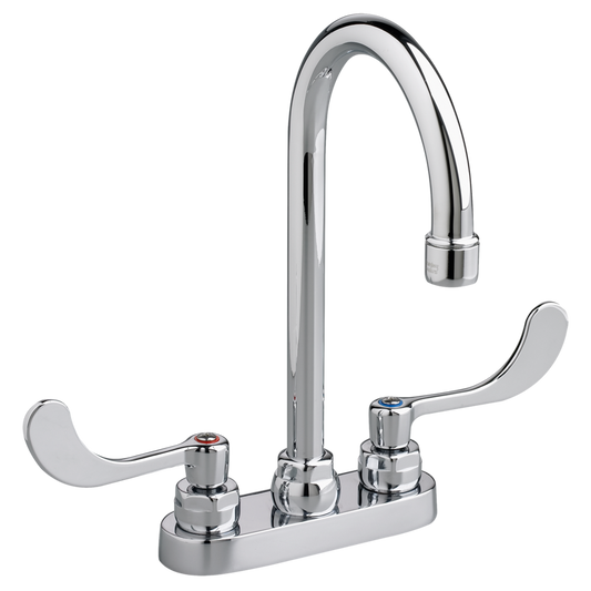 American Standard 7500170.002 Monterrey Commercial 2-Handle 4" Centerset Bathroom Faucet with Blade Handles in Chrome | Plumbers Center