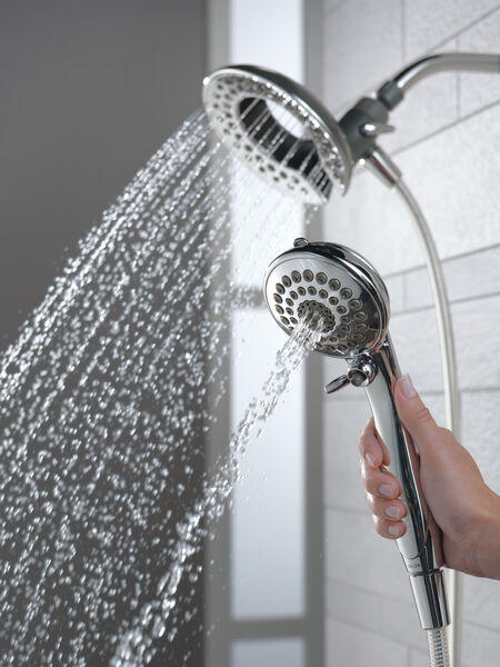 Delta 75583C-140 In2ition® 5-Setting Two-In-One Shower with a Detachable Hand Shower in Chrome 