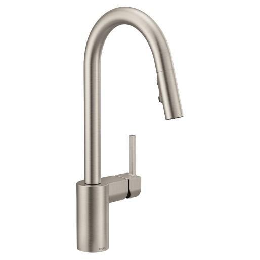 Moen 7565SRS Align 1-Handle Kitchen Faucet with Pull-Down Sprayer in Spot Resist Stainless 