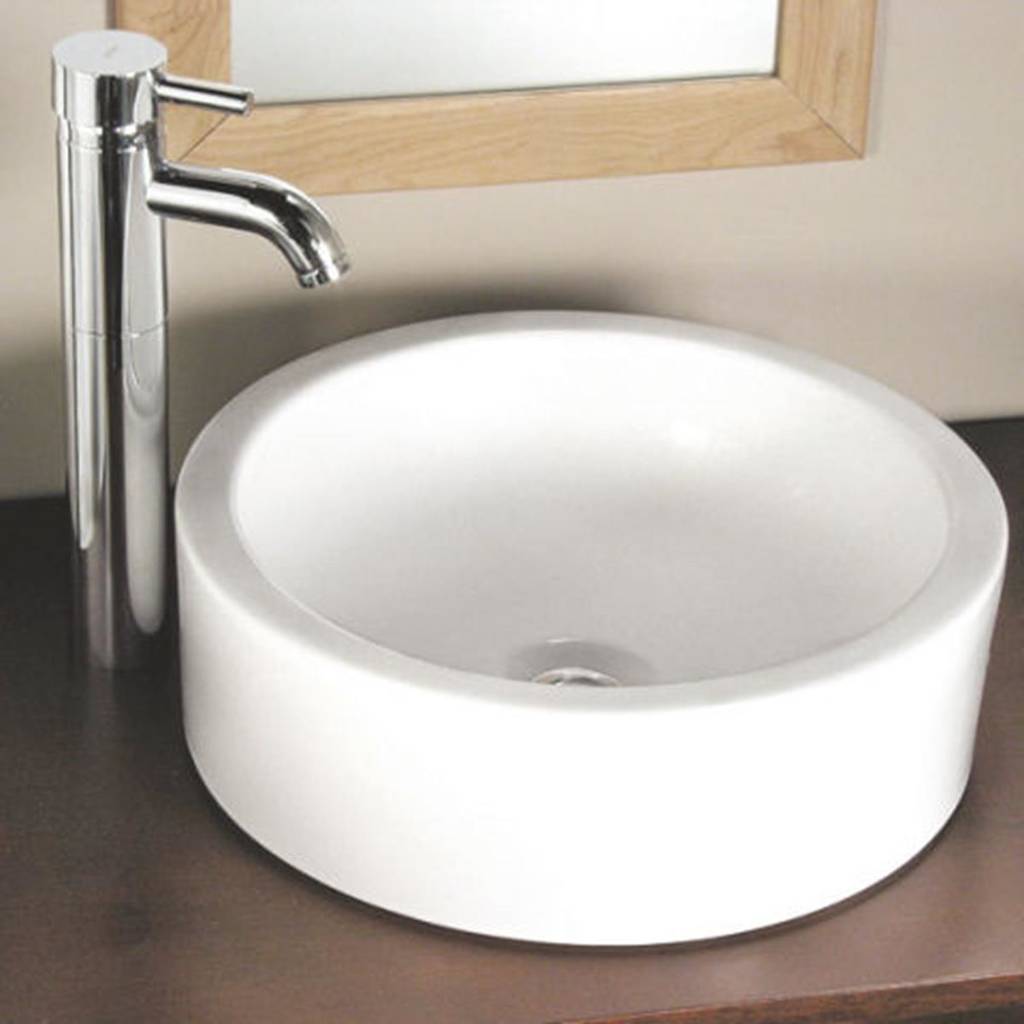 American Standard 0502000.020 Tess Above Counter Bathroom Vessel Sink in White | Plumbers Center