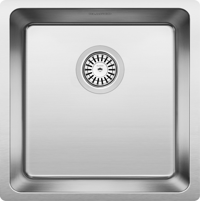 Blanco 401331 ANDANO U Small Undermount Single Bowl, Stainless Steel | Plumbers Center