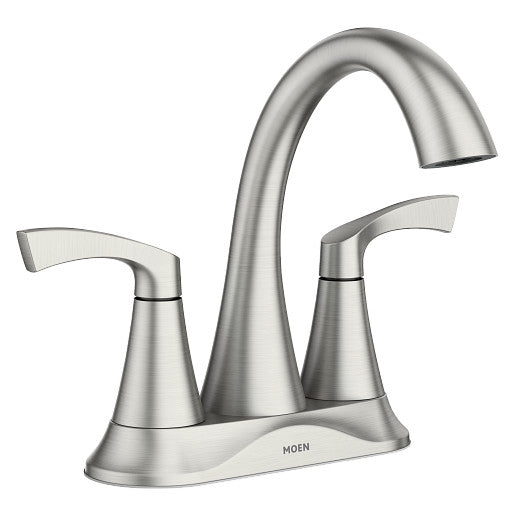 Moen 84467SRN Korek 2-Handle 4" Centerset Bathroom Faucet  in Spot Resist™ Brushed Nickel 