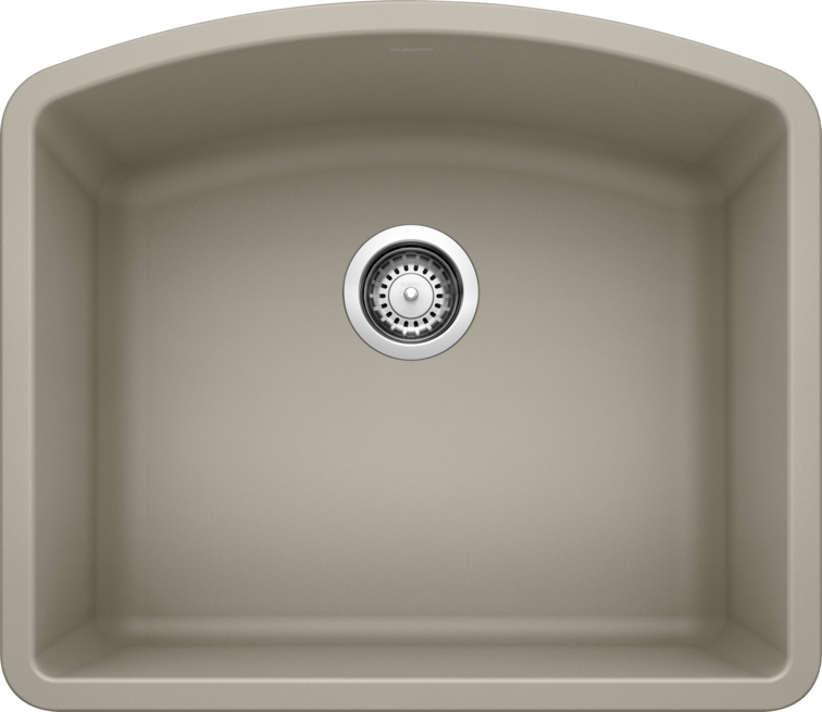 Blanco 401150 DIAMOND U 1 Undermount Single Bowl Silgranit Kitchen Sink - Truffle | Plumbers Center