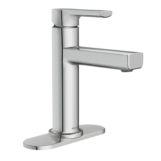 Moen 84627 Rinza Single-Handle High Arc Bathroom Faucet in Chrome 