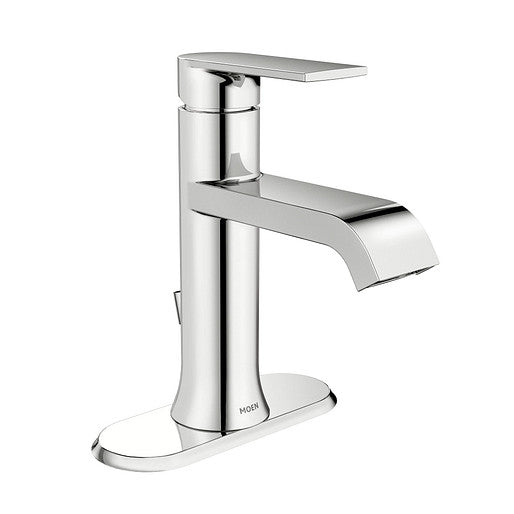 Moen WS84760 Genta Single-Handle, 1-Hole Mount Bathroom Faucet in Chrome 