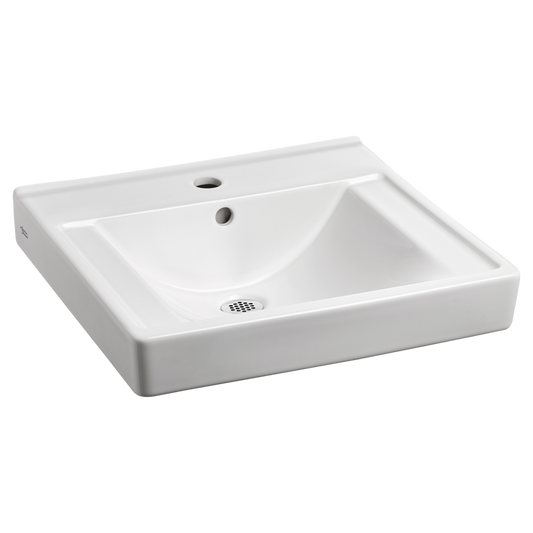 American Standard 9024001EC.020 Decorum Wall-Hung Bathroom Sink with EverClean, 1-Hole, White | Plumbers Center