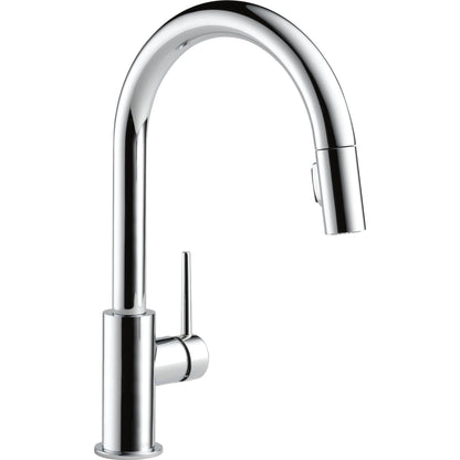 Delta 9159-DST Trinsic 1-Handle Kitchen Faucet with Pulldown Sprayer in Chrome | Plumbers Center