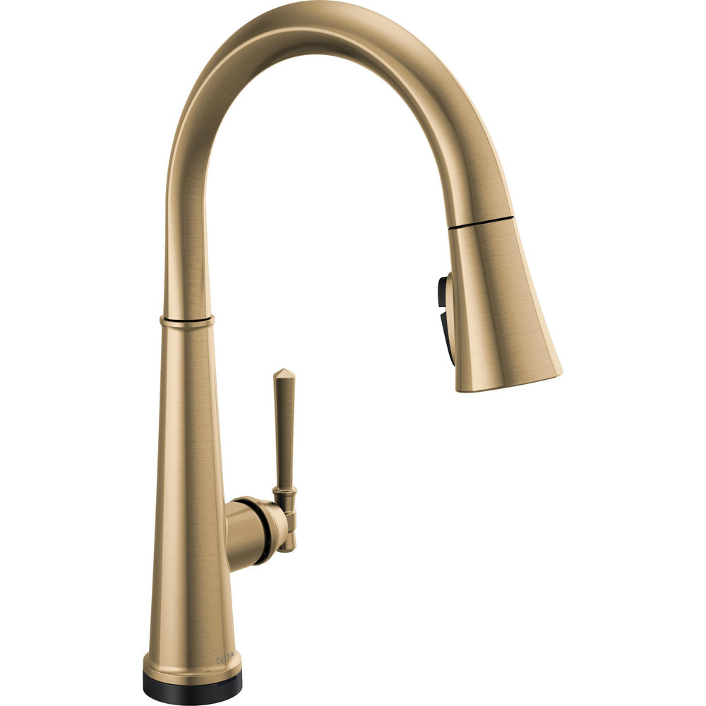 Delta 9182T-CZ-PR-DST Single Handle Pull Down Kitchen Faucet with Touch2O Technology & ShieldSpray Technology | Plumbers Center