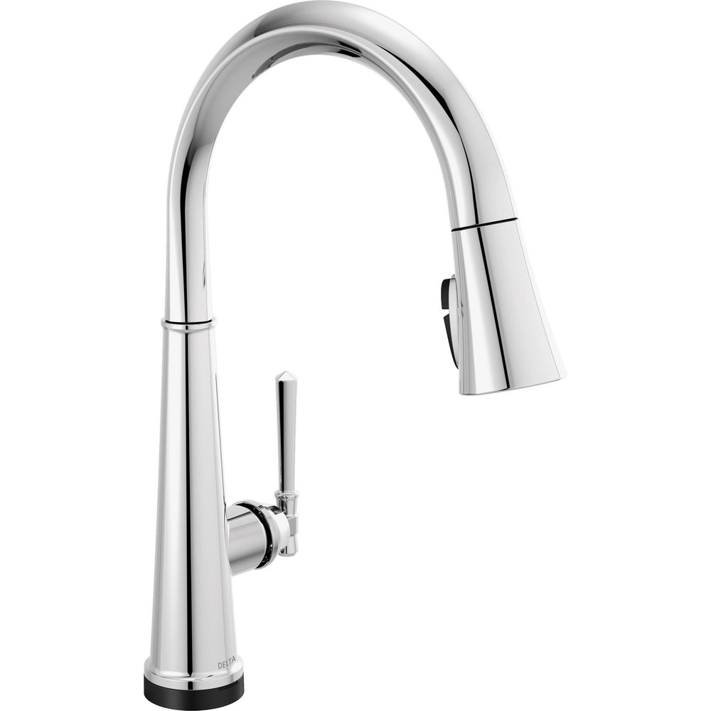 Delta 9182T-PR-DST Single Handle Pull Down Kitchen Faucet with Touch2O Technology & ShieldSpray Technology - Lumicoat Chrome | Plumbers Center