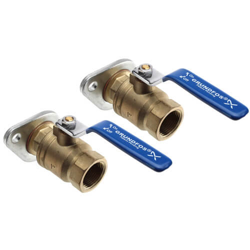 Grundfos 96806131 1" GF 15/26 Bronze Dielectric Isolation Valve Pair with Threaded Ends | Plumbers Center