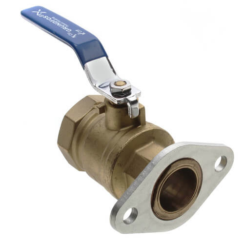 Grundfos 96806133, 1-1/2" FNPT Bronze Dielectric Isolation Valve Set with GF 15/26 Flange Connection (Threaded) 