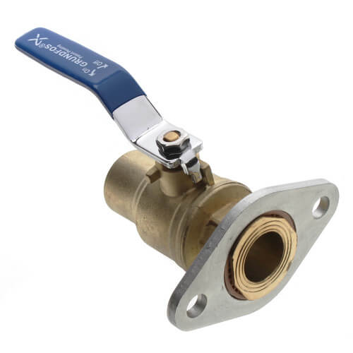 Grundfos 96806134 - 1/2" Bronze Dielectric Isolation Valve Set with Sweat GF 15/26 Flange Connection | Plumbers Center