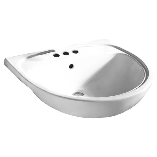 American Standard 9960403.020 Mezzo Semi-Countertop Space Saving Bathroom Sink, ADA Compliant, White | Plumbers Center